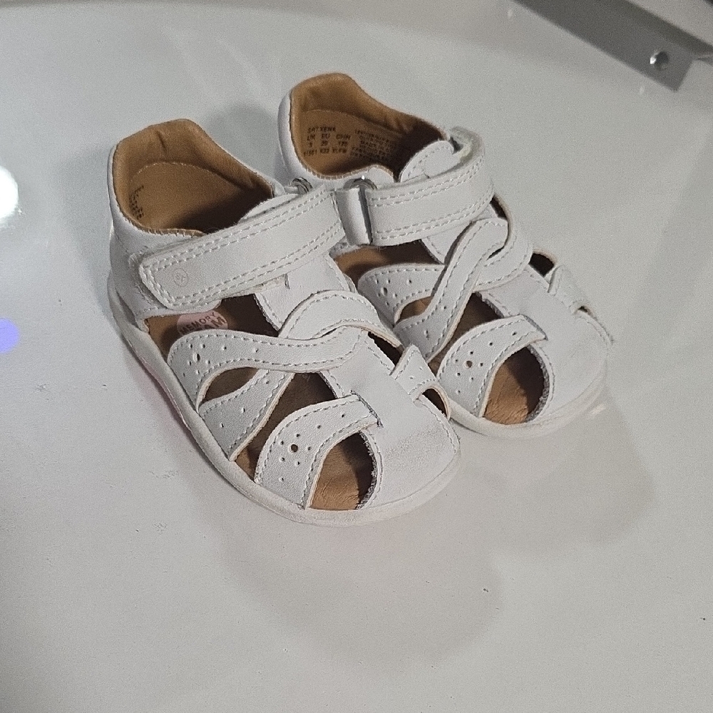 Stride Rite White Kids Sandals